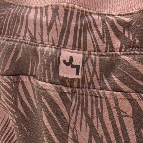JoyLab Light Pink And Gray Palm Leaf Joggers - Picture 5 of 8